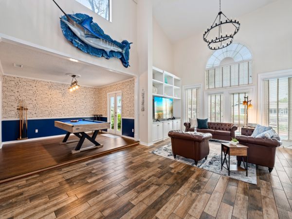 Spacious Tampa Rental: Pool, Dock, Game Room, Sleeps 16