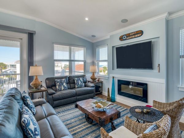 Luxury St. Augustine Beach Vacation Home with Rooftop Views