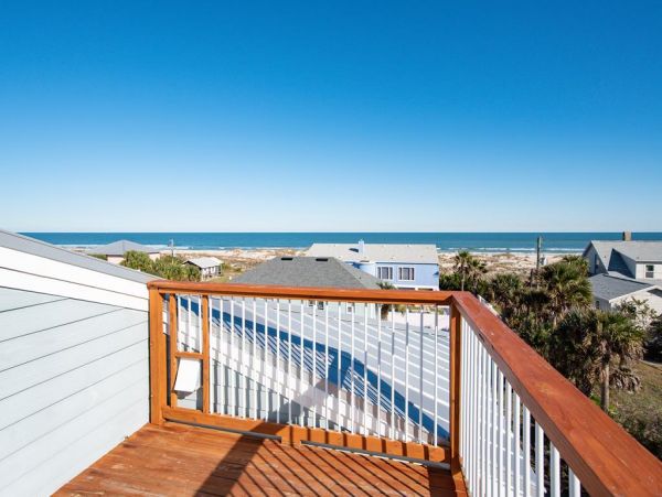 Luxury St. Augustine Beach Vacation Home with Rooftop Views
