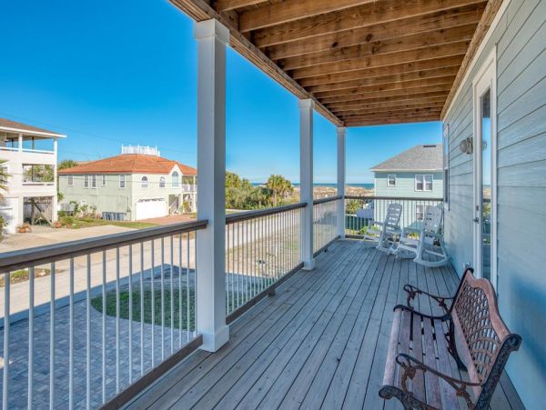 Luxury St. Augustine Beach Vacation Home with Rooftop Views