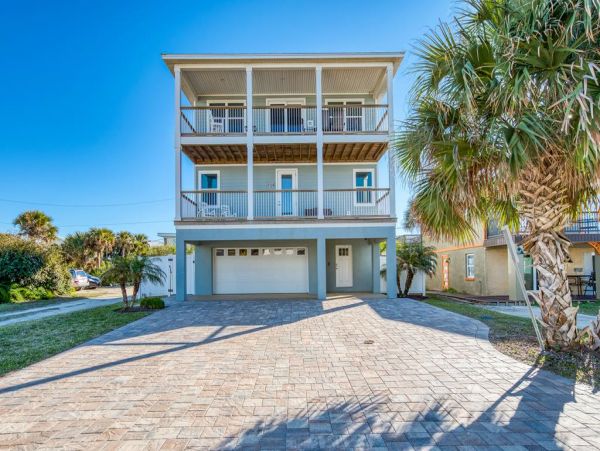 Luxury St. Augustine Beach Vacation Home with Rooftop Views