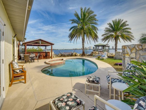 Daytona Waterfront Vacation Rental with Private Pool