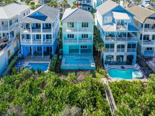 Spectacular 6-Bdm Beach Home with Pool Steps to the Beach in Cinnamon Beach