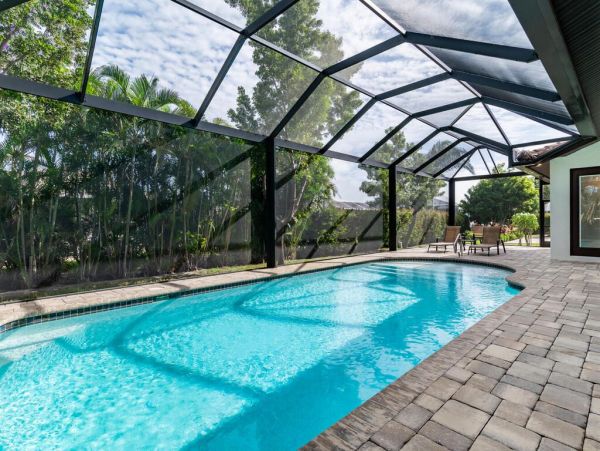 Stunning 3 Bed Plus Den Pool Home Contemporary Living in Marco Island