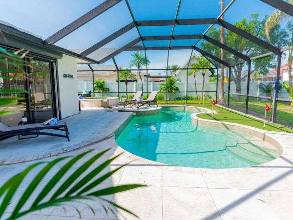 Dream Vacation Home with Pool & Spa in Naples Park Sleeps 8 Guests
