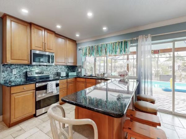 Apollo Beach Vacation Rental Waterfront 3 Bedroom Home with Pool & Dock