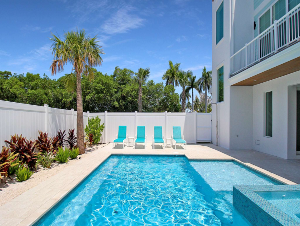 Stunning 3-Story Longboat Key Home with Private Pool & Spa