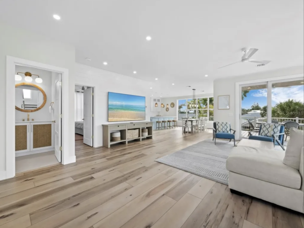 Stunning 3-Story Longboat Key Home with Private Pool & Spa Private Beach Access