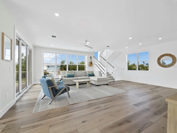 Stunning 3-Story Longboat Key Home with Private Pool & Spa Private Beach Access