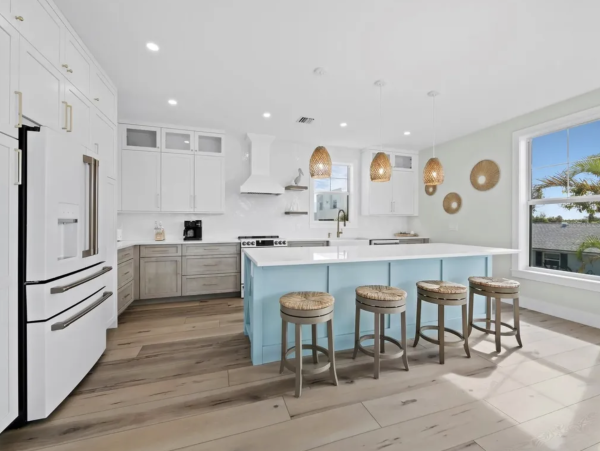 Stunning 3-Story Longboat Key Home with Private Pool & Spa Private Beach Access