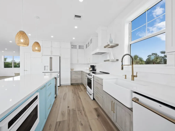 Stunning 3-Story Longboat Key Home with Private Pool & Spa Private Beach Access
