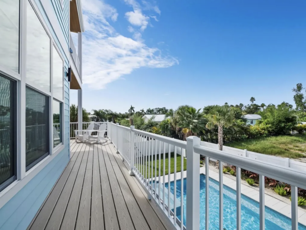Stunning 3-Story Longboat Key Home with Private Pool & Spa Private Beach Access