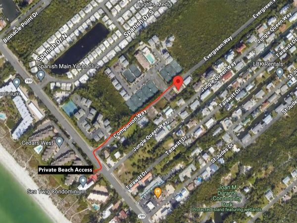 Stunning 3-Story Longboat Key Home with Private Pool & Spa Private Beach Access
