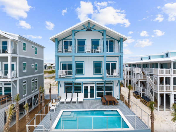 Experience Beachfront Luxury in Mexico Beach Six Bedroom Pool Home