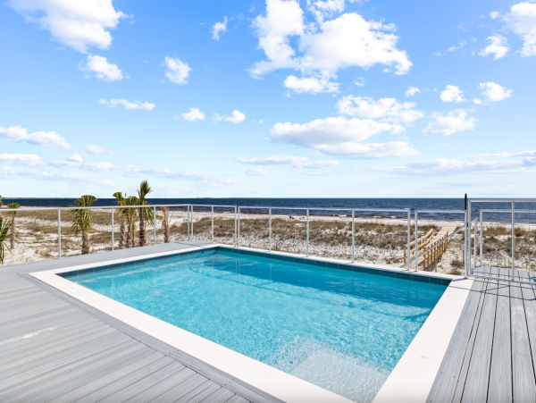 Experience Beachfront Luxury in Mexico Beach Six Bedroom Pool Home