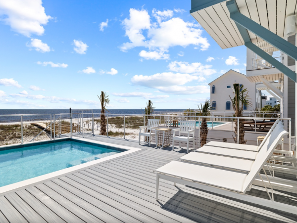 Experience Beachfront Luxury in Mexico Beach Six Bedroom Pool Home