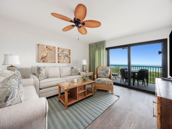 Gulf Front Two Bedroom Vacation Rental Condo in Sanibel