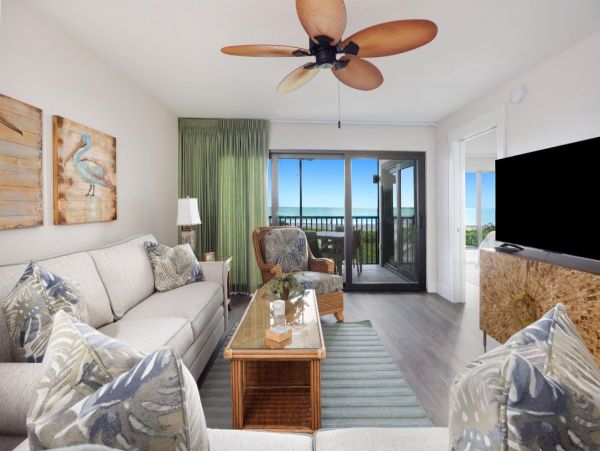 Gulf Front Two Bedroom Vacation Rental Condo in Sanibel