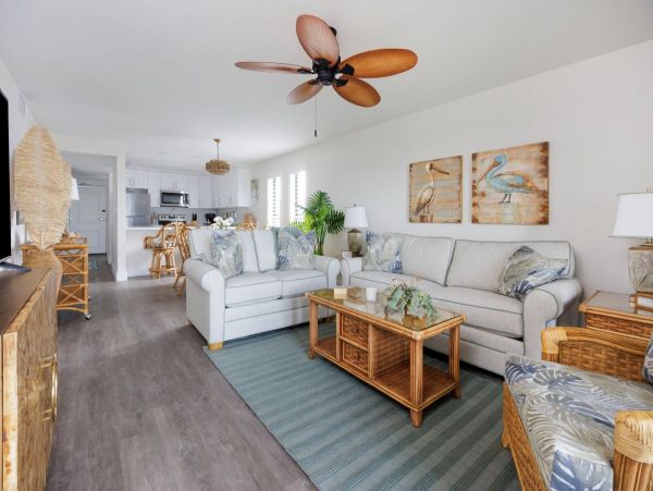 Gulf Front Two Bedroom Vacation Rental Condo in Sanibel