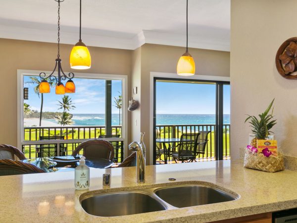 Ocean-View Two-Bedroom Condo in Poipu