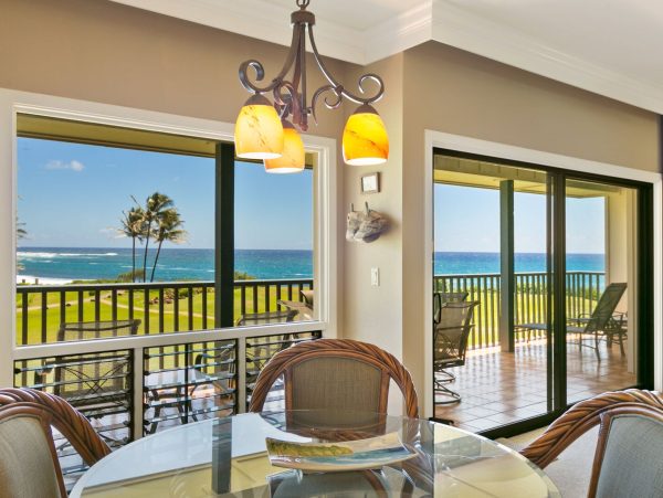 Ocean-View Two-Bedroom Condo in Poipu