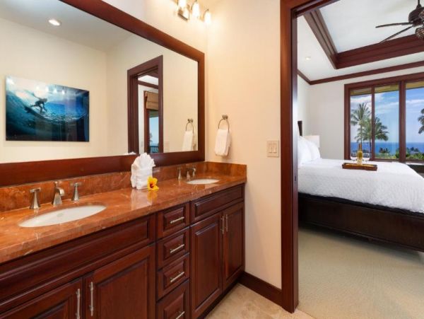 Ocean and Mountain View Three-Bedroom Vacation Rental on the Kohala Coast