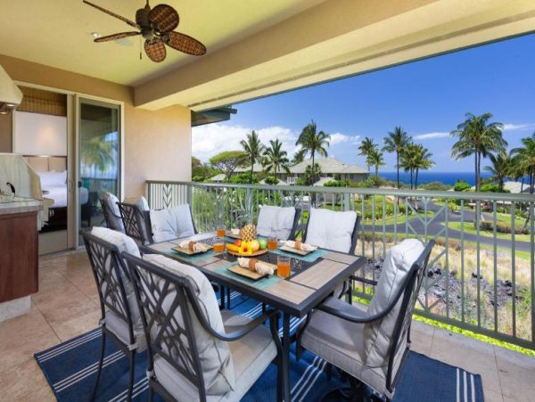 Ocean and Mountain View Three-Bedroom Vacation Rental on the Kohala Coast