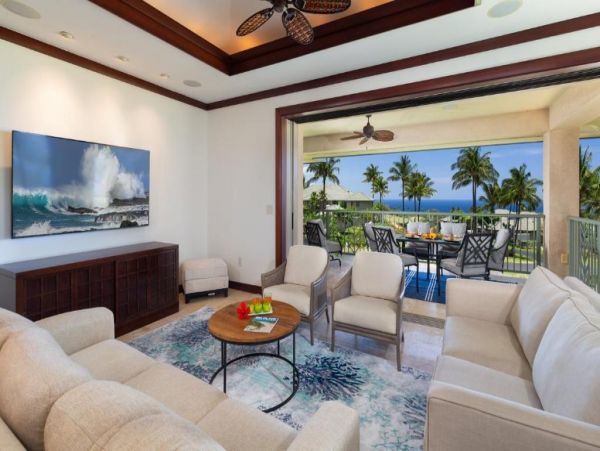 Ocean and Mountain View Three-Bedroom Vacation Rental on the Kohala Coast