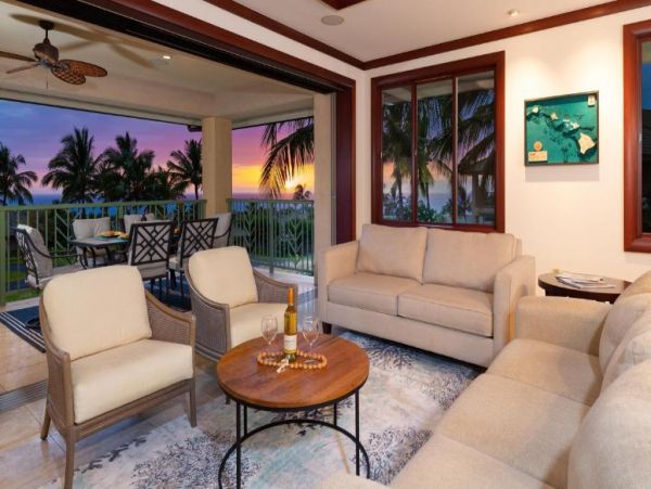 Ocean and Mountain View Three-Bedroom Vacation Rental on the Kohala Coast