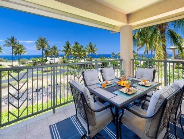 Ocean and Mountain View Three-Bedroom Vacation Rental on the Kohala Coast