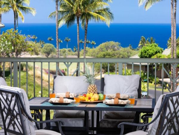 Ocean and Mountain View Three-Bedroom Vacation Rental on the Kohala Coast