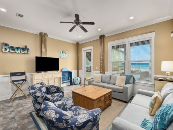 Five+ Bedroom Gulf Front Vacation Home in Seagrove Beach