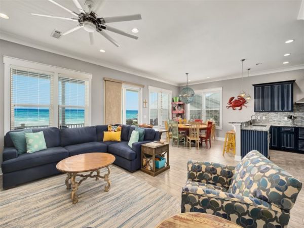 Five+ Bedroom Gulf Front Vacation Home in Seagrove Beach