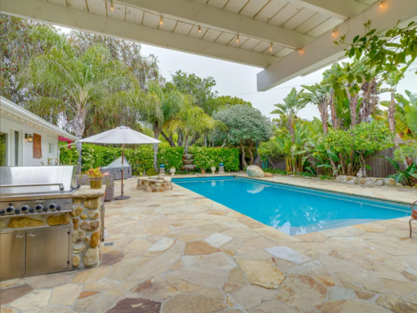 Beautiful 3-Bdm Vacation Home with Private Pool in Santa Barbara CA