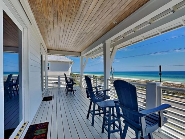 Gulf Views Walk to Beach 6BR Home with Pool