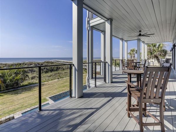 Oceanfront Six Bedroom Vacation Home in Forest Beach