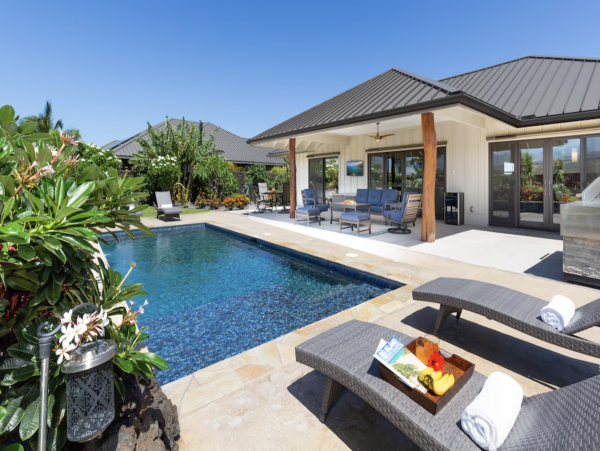 New Addition to the Luxury Hawaii Vacation Villa Market Main & Guest House