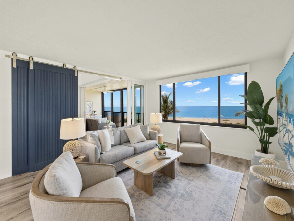 Direct Beachfront Two Bedroom Luxury Condo Sleeps 7