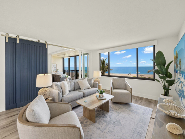 Direct Beachfront Two Bedroom Luxury Condo Sleeps 7