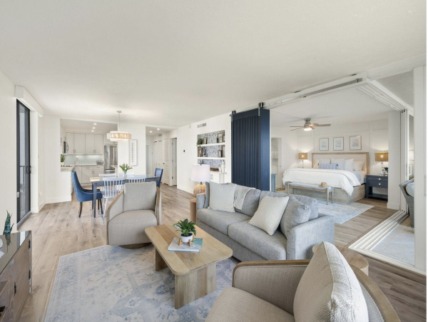 Direct Beachfront Two Bedroom Luxury Condo Sleeps 7
