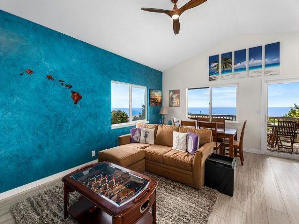 Kailua-Kona Ocean View Three Bedroom Vacation Rental Home