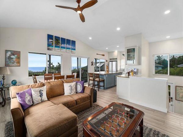 Kailua-Kona Ocean View Three Bedroom Vacation Rental Home