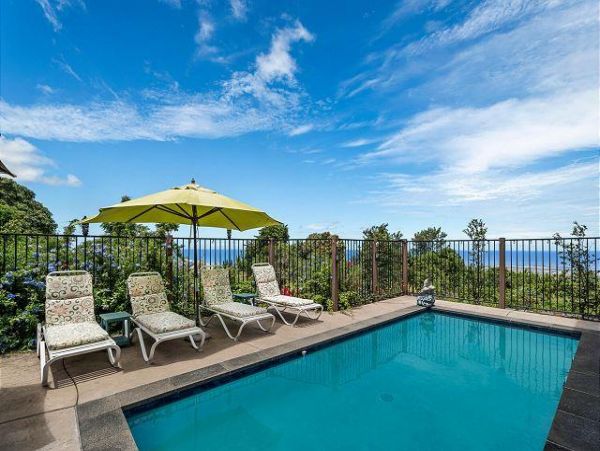 Kailua-Kona Ocean View Three Bedroom Vacation Rental Home
