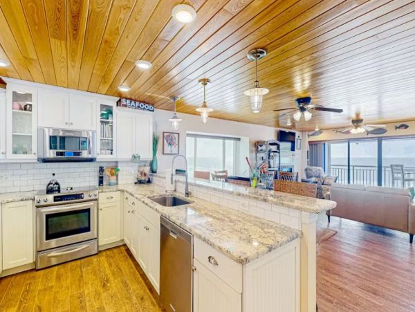 Indian Shores  Beachfront Three Bedroom Vacation Rental Condo