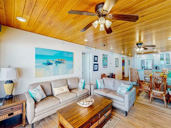 Indian Shores  Beachfront Three Bedroom Vacation Rental Condo