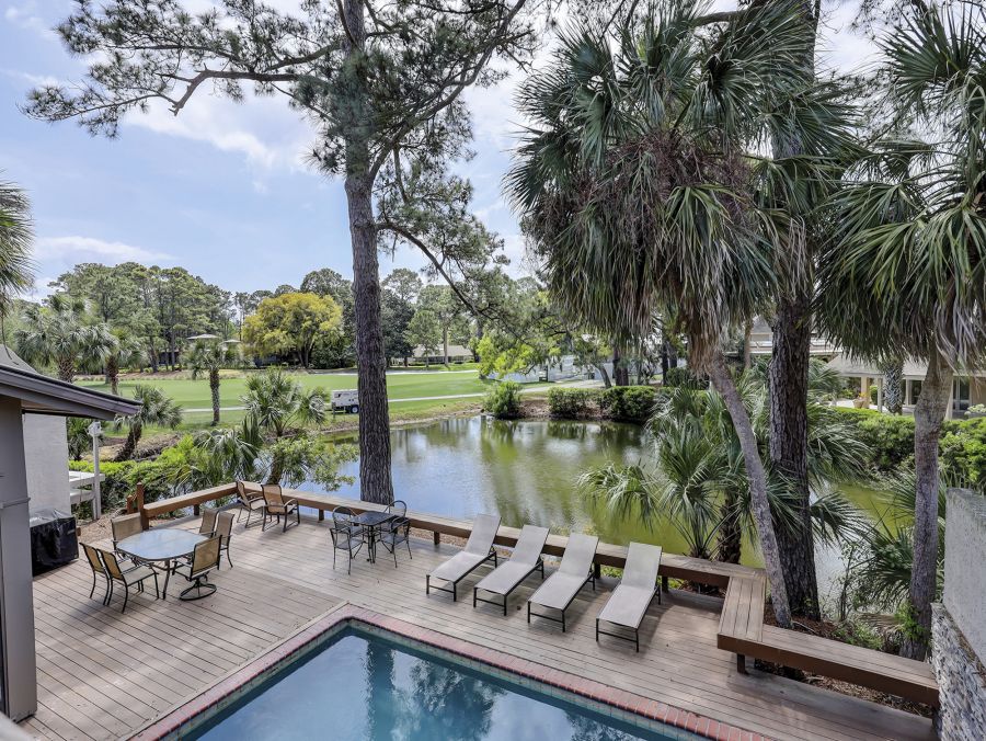 Hilton Head Four Bedroom Golf Course View Vacation Rental Home