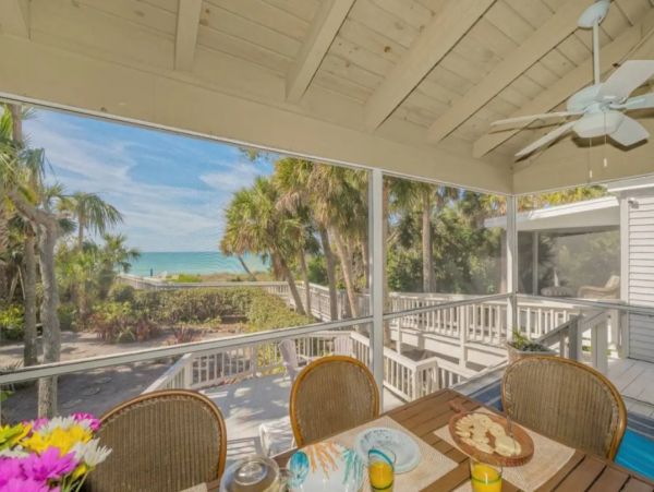 Manasota Key Walk to Beach Three Bedroom Rental Home