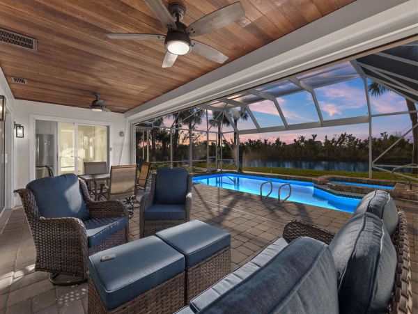 Sanibel Dream Vacation Retreat Three Bedroom Home with Pool & Spa