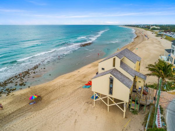 Incredible Oceanfront Oasis with Pool Directly on the Beach in Stuart, FL