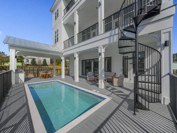 Two Luxury Vacation Homes with Private Pool on 30A Sleeping 29 Guests